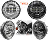 LED optieken voor extra koplampen van Harley-Davidson Heritage Classic 1340
