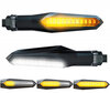 2-in-1 dynamische LED-knipperlichten met geïntegreerde Dagrijverlichting voor Harley-Davidson Street Bob 1584