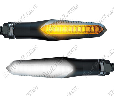 2-in-1 sequentiële LED-knipperlichten met Dagrijverlichting voor Kawasaki Z1000 (2007 - 2009)