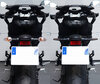 Vergelijking voor en na het overstappen op sequentiële LED knipperlichten van KTM EXC-F 250 (2014 - 2019)