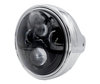 Voorbeeld van koplamp Rond chroom met zwarte LED-optiek van Suzuki GSX 1400