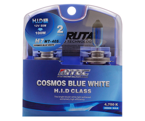 lamp op gas Xenon H8 MTEC Cosmos Blue