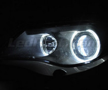Ledset angel eyes voor BMW Serie 6 (E63 E64) fase 1 - Met originele Xenon  - MTEC V3