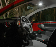 Set voor interieur luxe full leds (zuiver wit) voor Peugeot 107