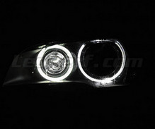Set angel eyes H8 met leds (zuiver wit 6000K) voor BMW X3 (F25) - Standaard
