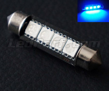 Soffittenlamp LED 42 mm met leds blauw - C10W