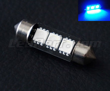 Soffittenlamp LED 39 mm met blauw leds - C7W