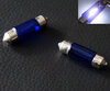 Set met 2 halogeen soffittenlampen - Wit Xenon - 37 mm (10 W)