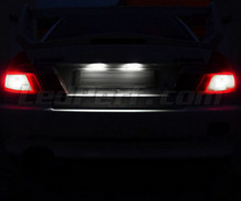 Ledset (zuiver wit) nummerplaat achter voor Mitsubishi Lancer Evo 5