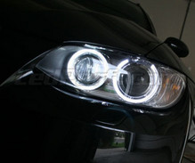 Set angel eyes H8 met leds (zuiver wit 6000K) voor BMW Serie 3 (E92 - E93) - Standaard