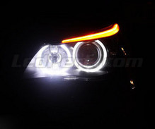 Ledset angel eyes voor BMW 5 (E60 E61) fase 1 - Met oorspronkelijk Xenon -MTEC V3