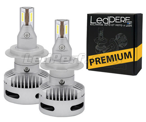 Aanbod Stuiteren links H7 LED lampen speciaal bestemd voor lensvormige koplampen - 10 000 lumen.