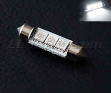 Soffittenlamp LED 37 mm - wit - Resistor boordcomputer - C5W