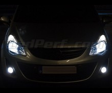 Set lampen voor de koplampen met Xenon-effect voor Opel Corsa D