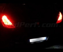 Verlichtingsset voor nummerplaat met (wit Xenon) leds voor Peugeot 308 / RCZ