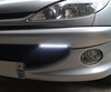 Ledset dagrijlichten / dagrijverlichting voor de Peugeot 206 (DRL)