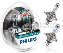 Set met 2 H4 lampen Philips X-treme Vision +130% (Nieuw!)