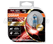 Set van 2 lampen H4 OSRAM Night Breaker® 200 - 64193NB200-HCB