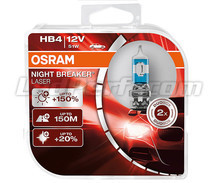 Set van 2 lampen HB4 Osram Night Breaker Laser +150% - 9006NL-HCB